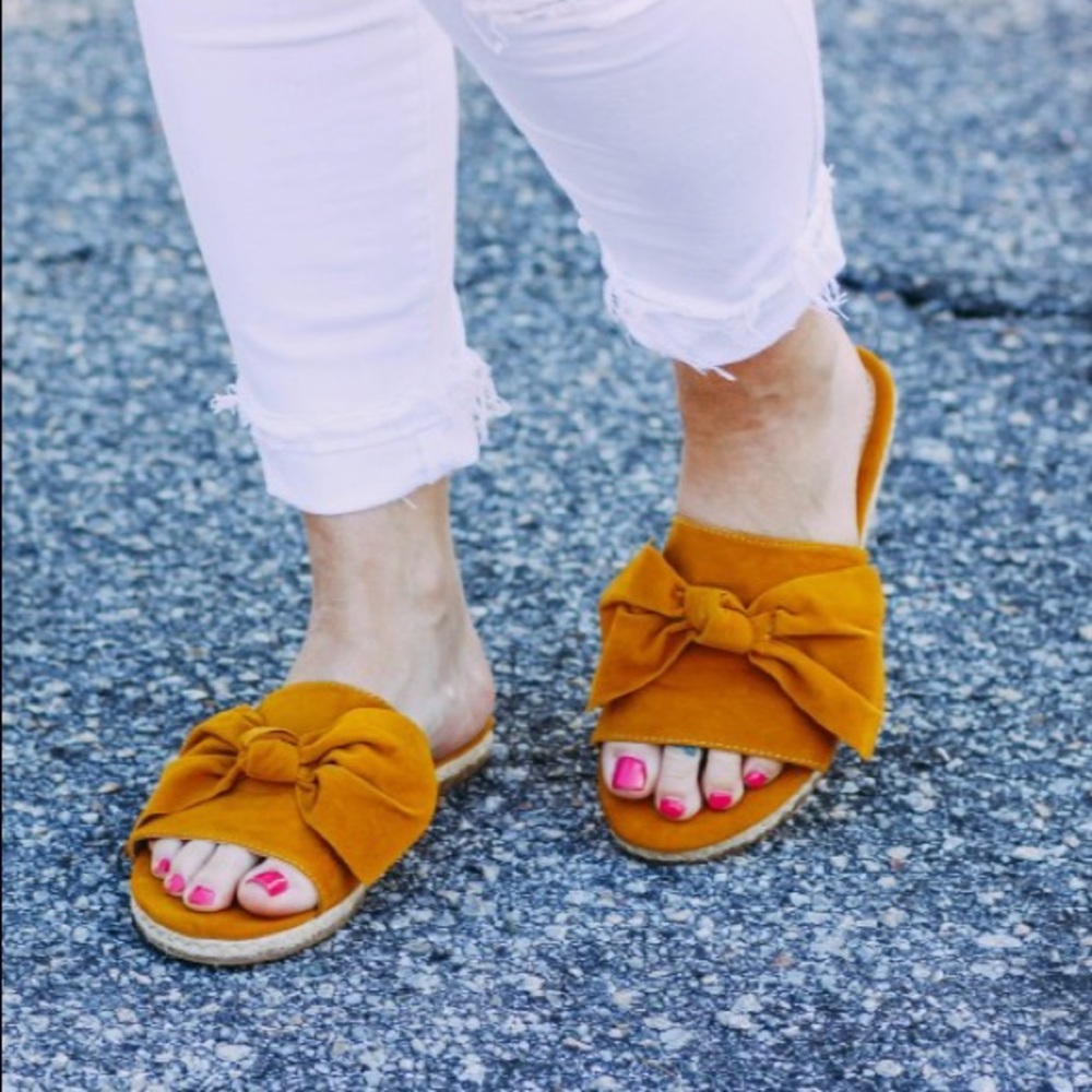 Poppy - Mustard Sandals